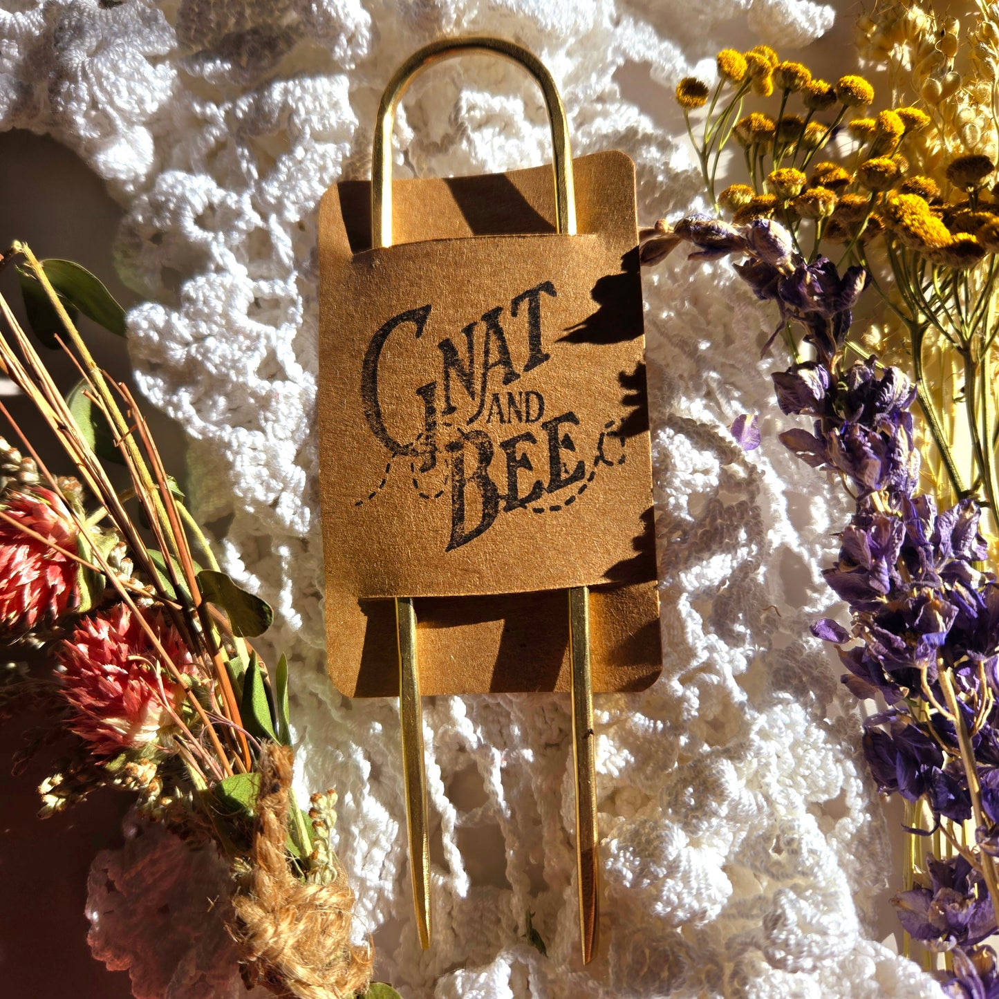 Bee's Brass Hair Pins