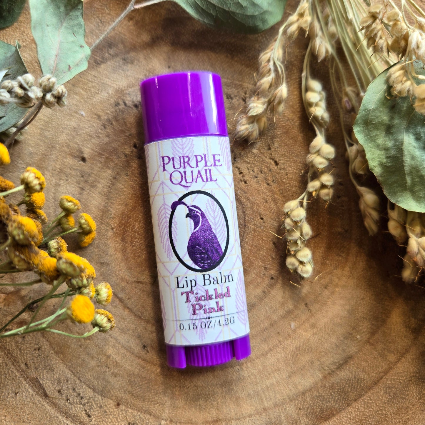 Purple Quail Lip Balm