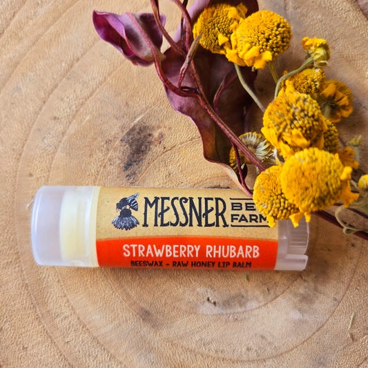 Lip Balm - Strawberry Rhubarb- Messner Bee Farm