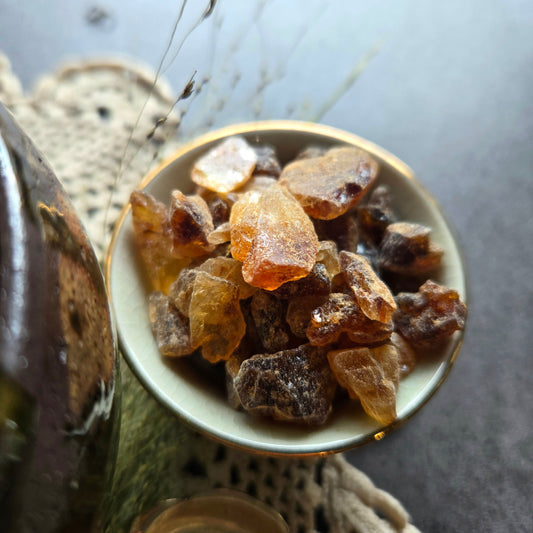 Amber Sugar Crystals
