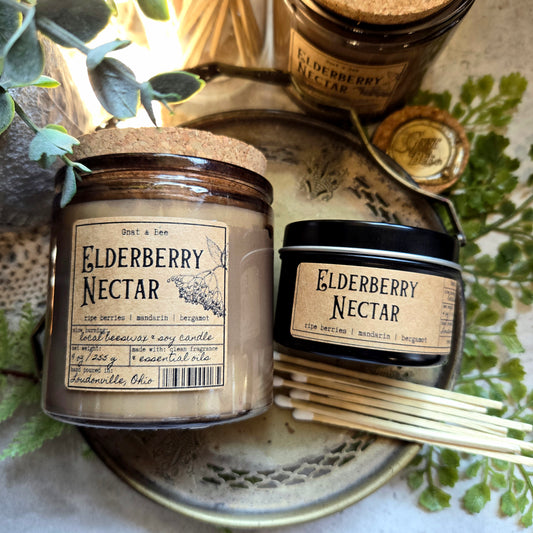 Elderberry Nectar| Summer Apothecary Candle
