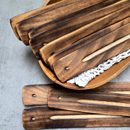 Mango Wood Stick Incense Burner