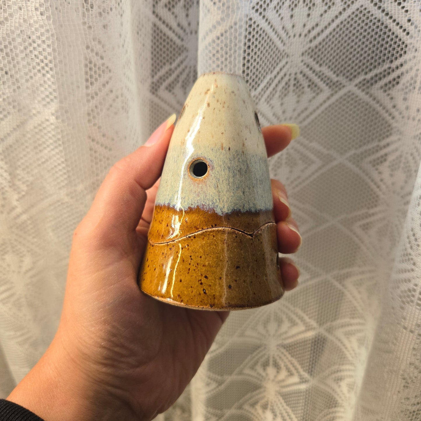 Rhino Pottery Cone Incense Burners