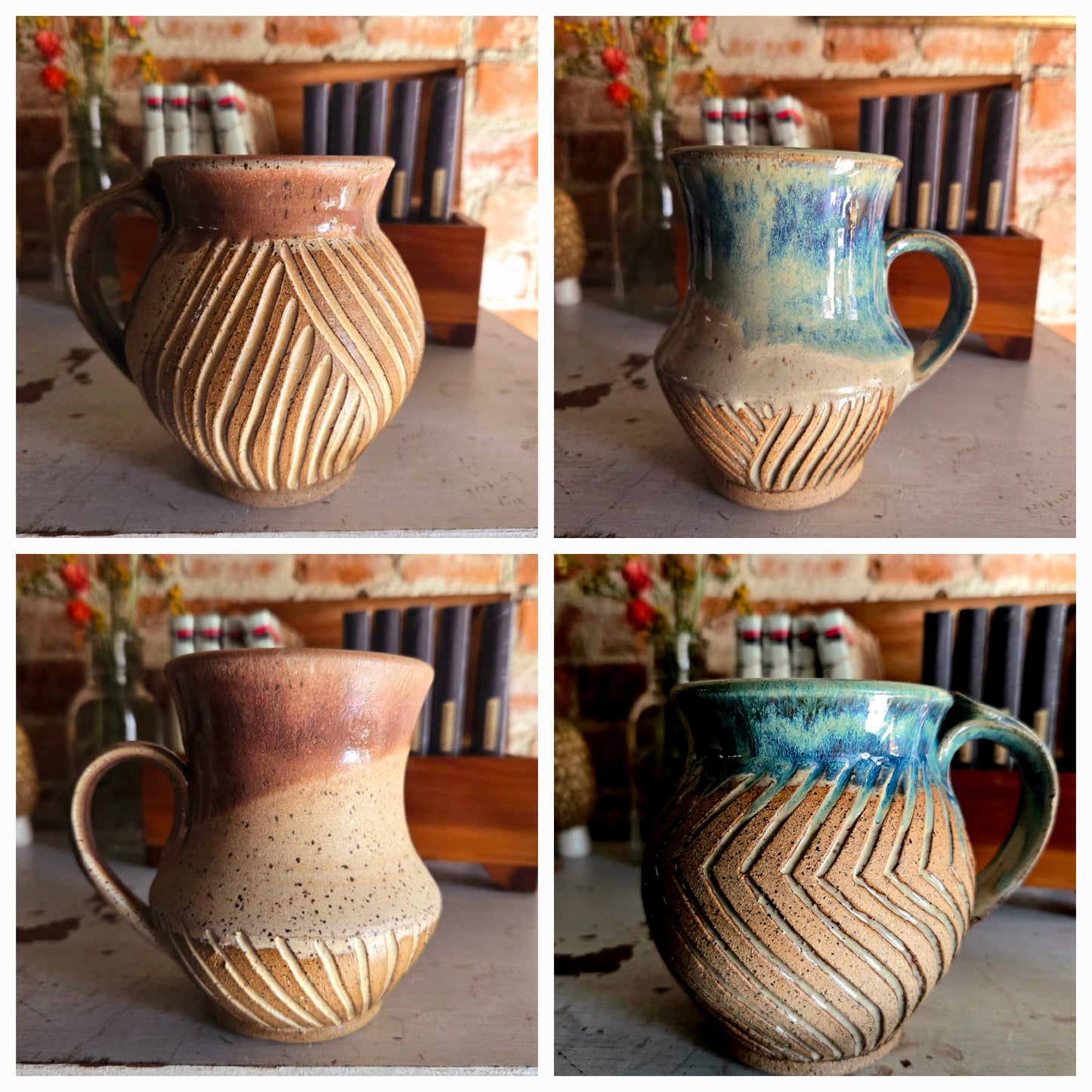 Rhino Pottery Mugs