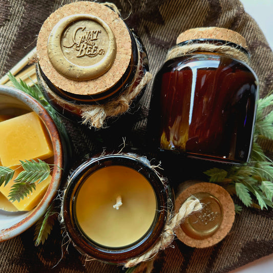 Ohio Heritage Beeswax Apothecary Candle