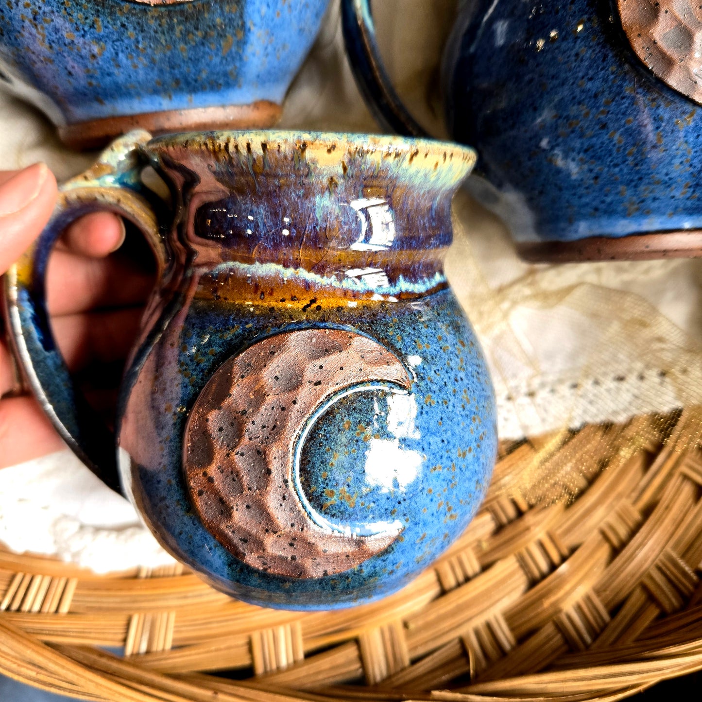 Moon Mugs by Rhino Pottery