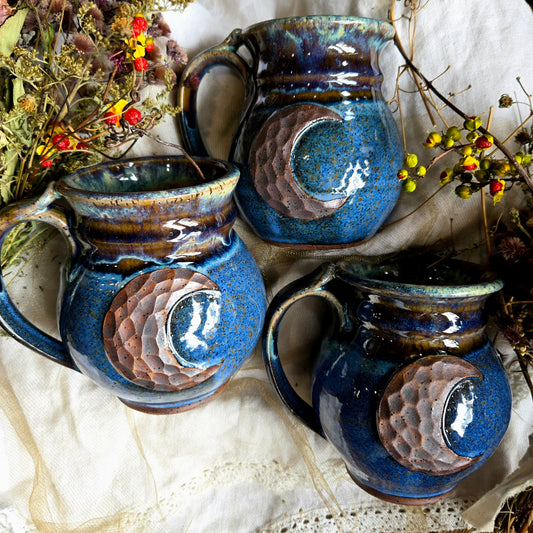Moon Mugs by Rhino Pottery