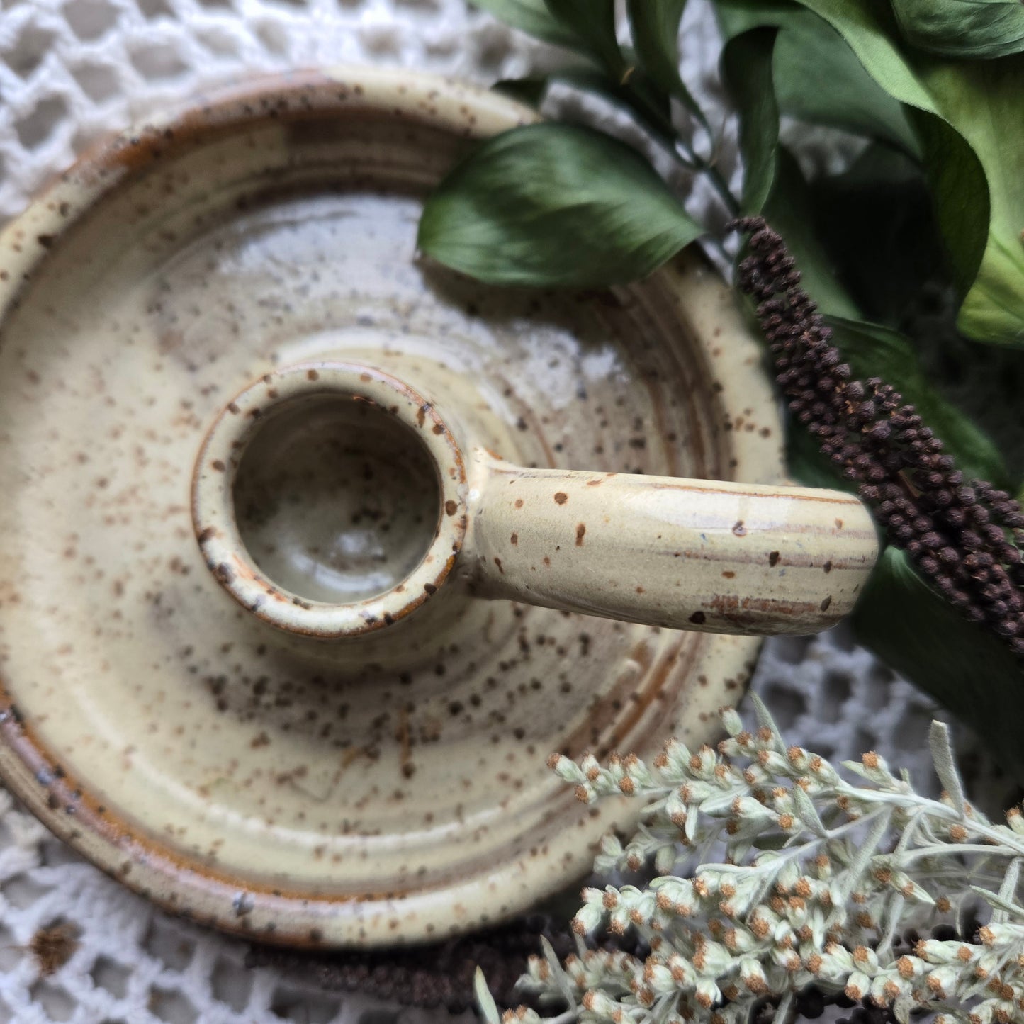 Taper Candle Holder by Rhino Pottery