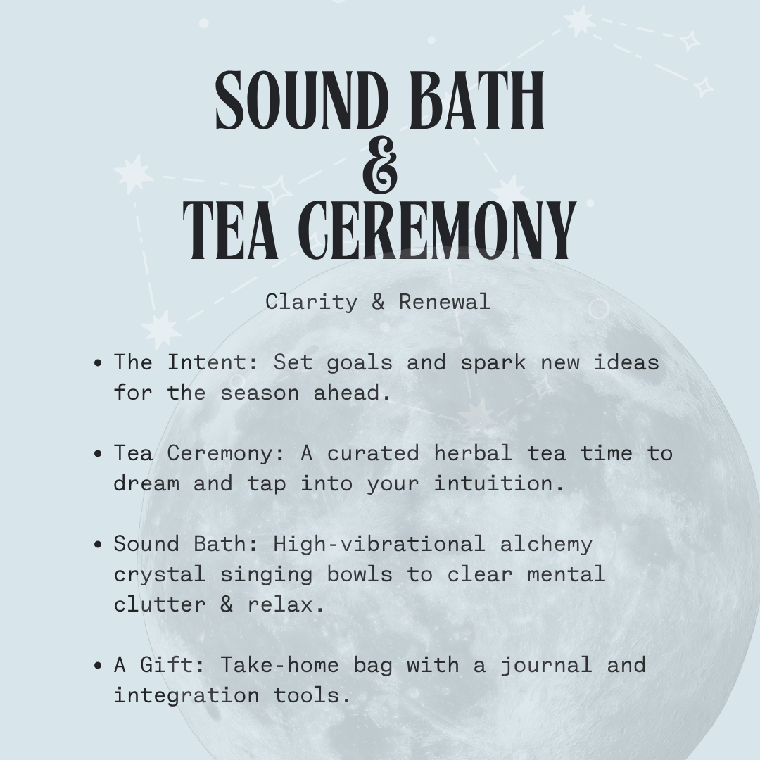New Moon Sound Bath & Tea Ceremony