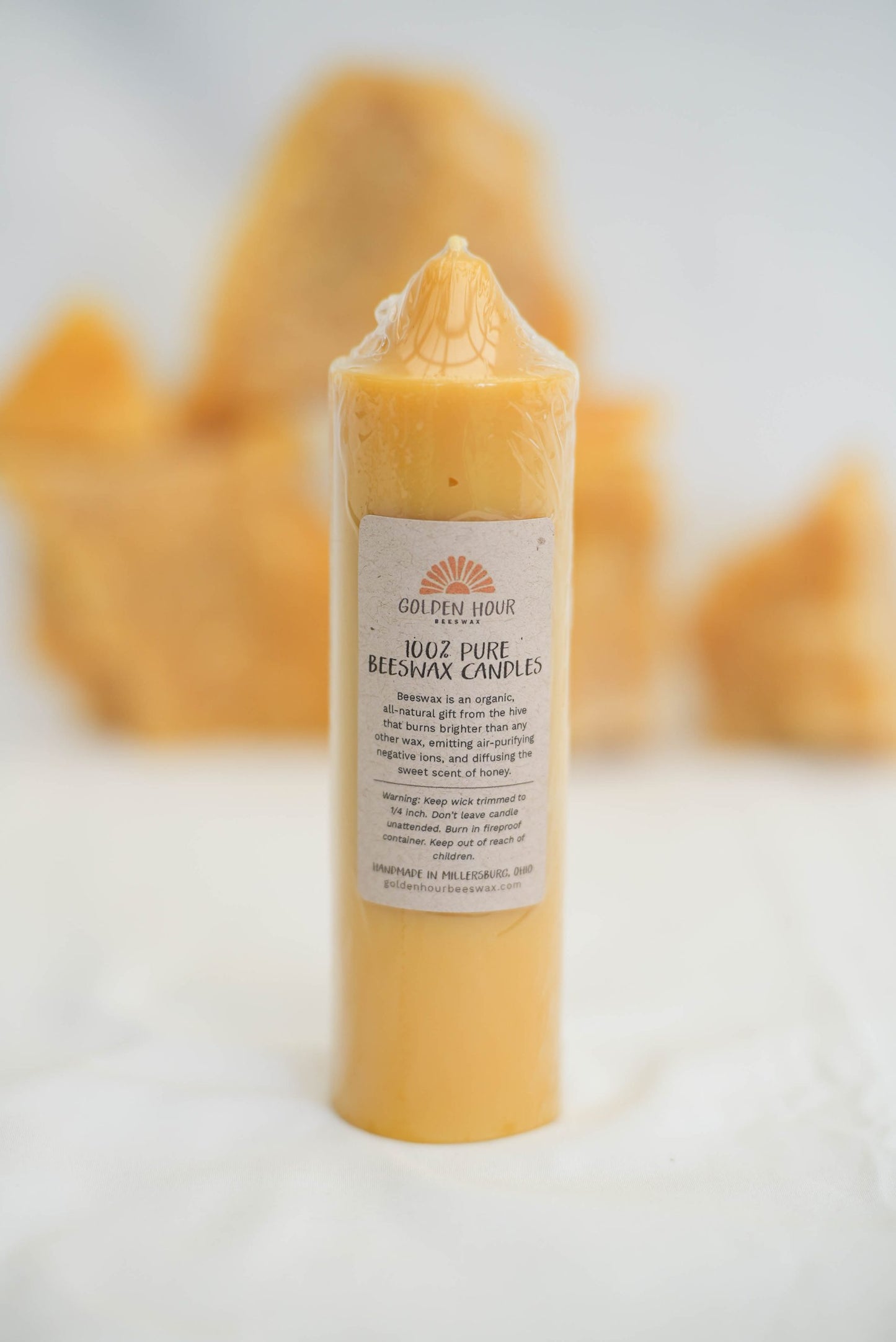 Golden Hour Beeswax Candle Collection