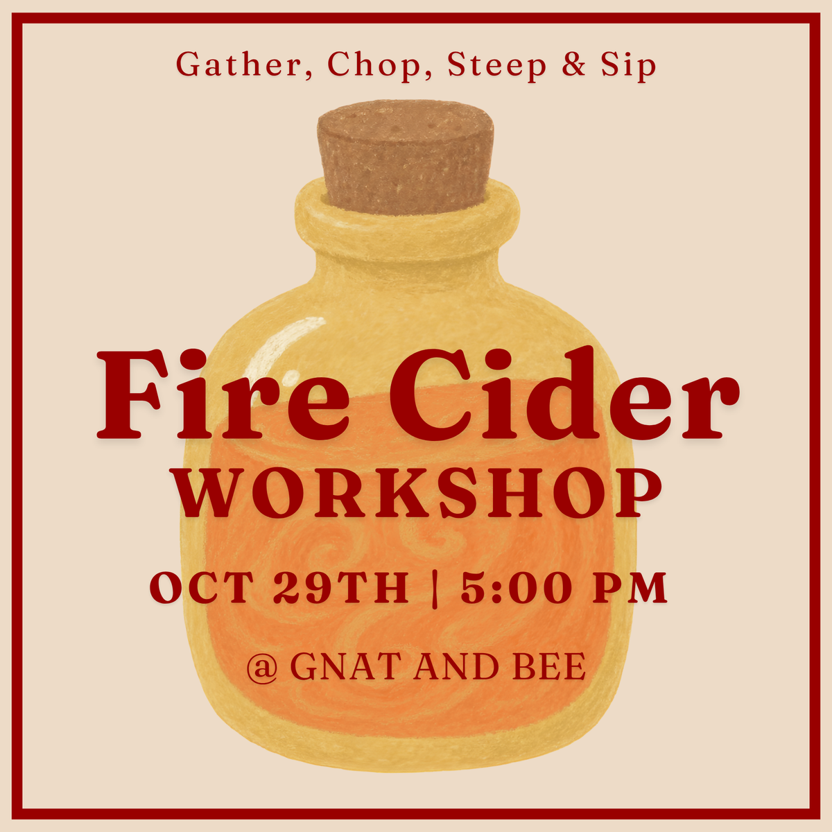 Fire Cider Workshop- Registration
