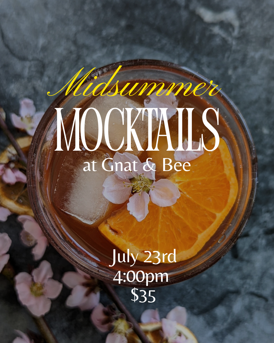 Event Registration: Midsummer Mocktails