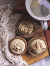 Vanilla Cardamom Latte Coffee Scrub Handcrafted Soap