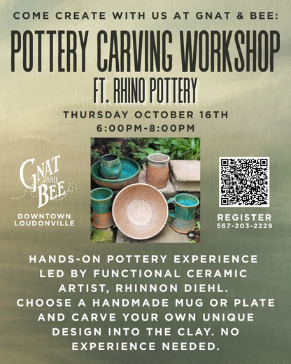 Class Registration: Pottery Carving Class