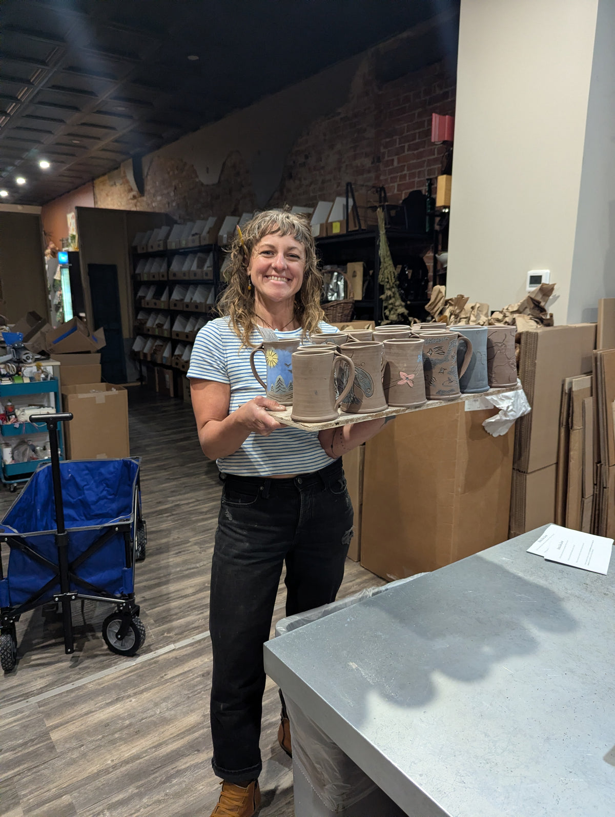 Class Registration: Pottery Mug Carving Workshop with Rhino Pottery
