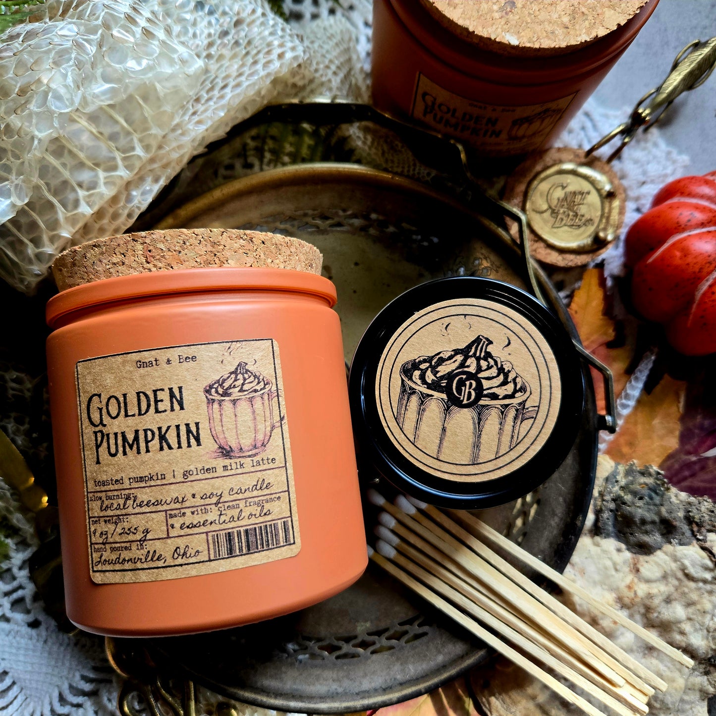 Golden Pumpkin | Autumn Apothecary Candle