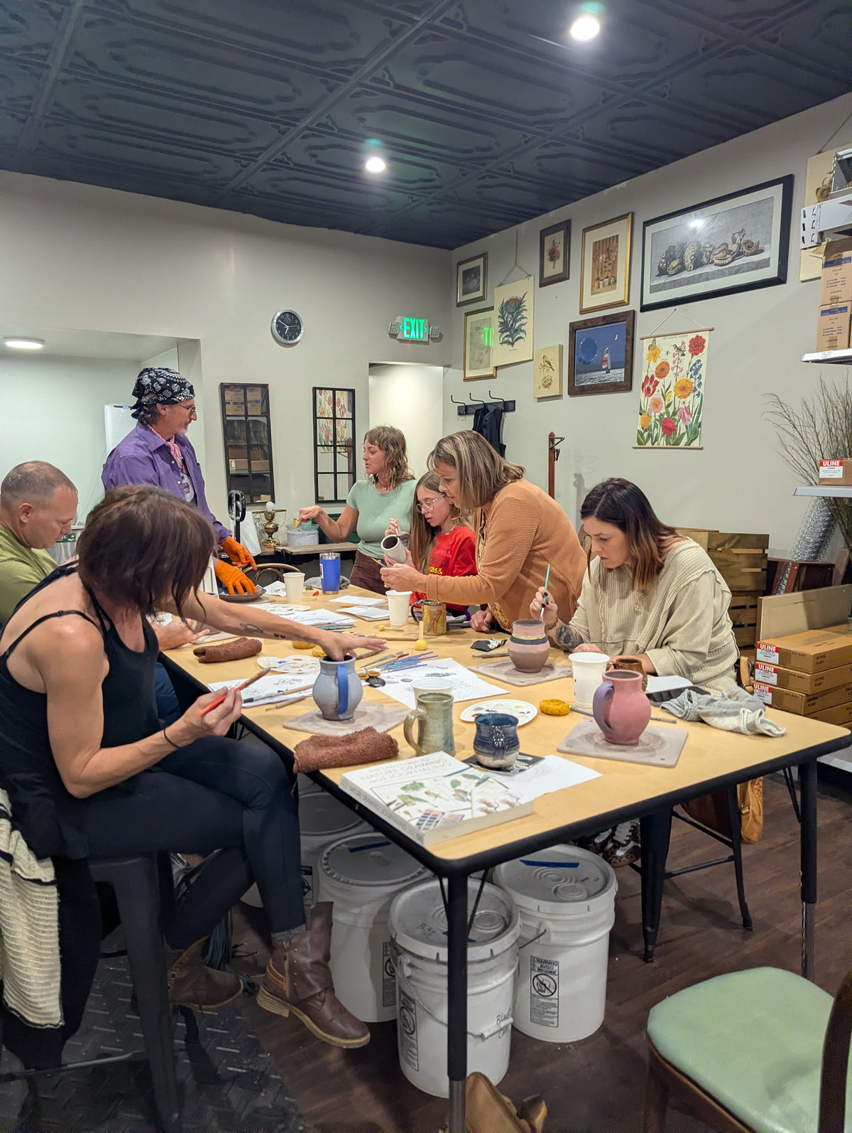 Class Registration: Pottery Mug Carving Workshop with Rhino Pottery