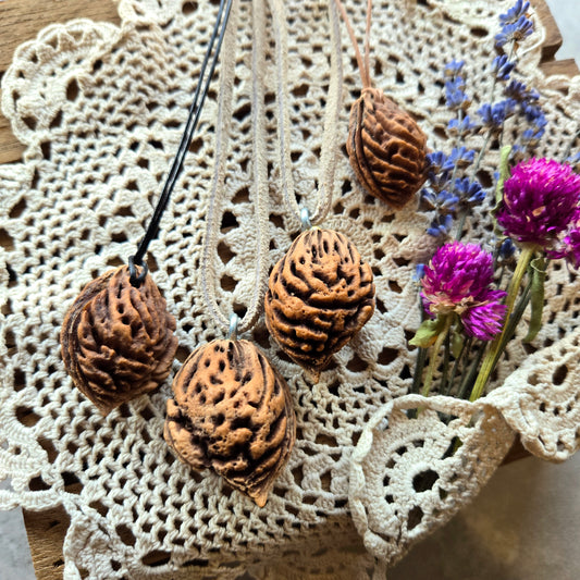 Peach Pit Necklaces
