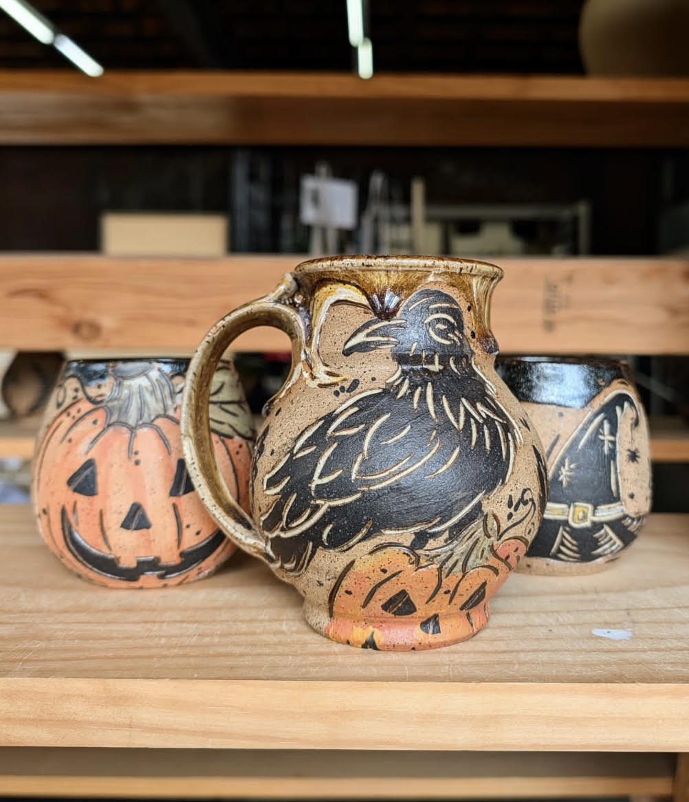 Class Registration: Pottery Mug Carving Workshop with Rhino Pottery